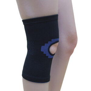 Open elastic knee brace